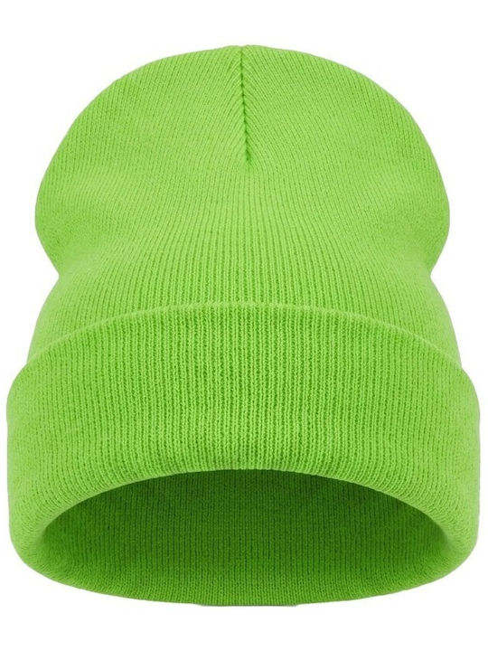863 Wind Ανδρικός Beanie Σκούφος Green Fluo