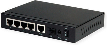 Roline 21.14.3524 L2 PoE+ Switch με 5 Θύρες Gigabit (1Gbps) Ethernet και 1 SFP Θύρα