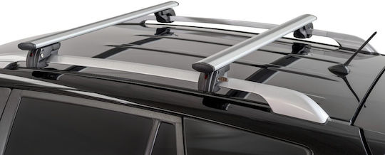 Menabo Menabo Aluminum Roof Bars Jackson XL Silver 135 Cm Silver Color Volvo XC70 P24 5 Doors 2007>2016 Raised Rails Parallel Bars Gap 2 Pieces 11290/mb Mp.11290/mb-18