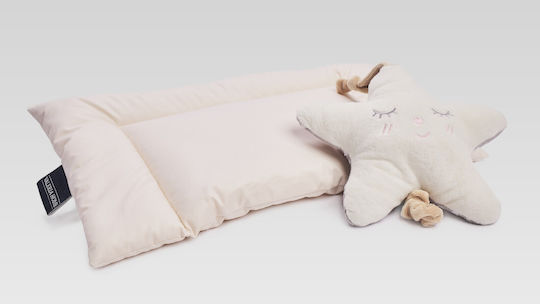 Valeria Home Set Cearceaf Pentru Bebeluş Cu Faţă De Pernă Ecru 100x140cm