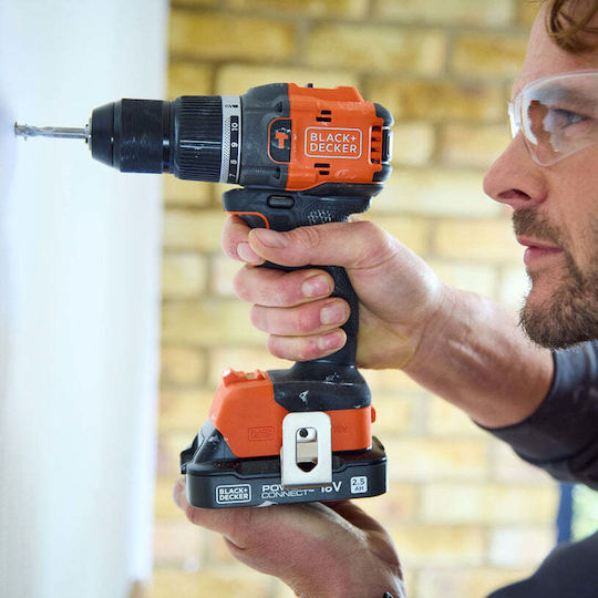 Black & Decker BLD783E1K Κρουστικό Δραπανοκατσάβιδο Μπαταρίας Brushless 18V 1x2.5Ah