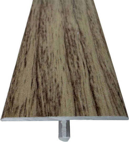 T-shaped Strip 25mm Light Oak 0.9m Profiles Trade