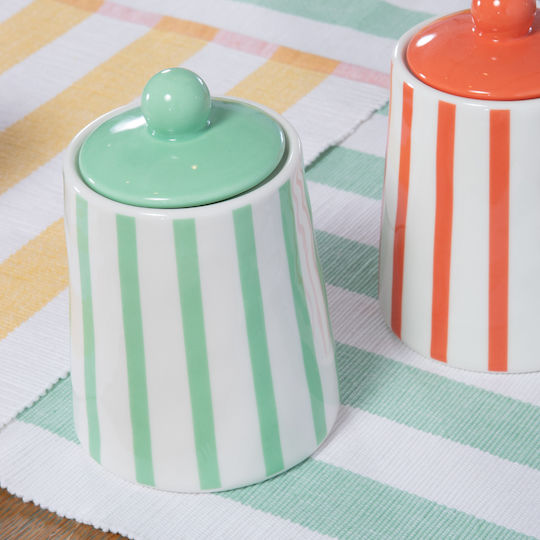 Nef-Nef Homeware Декоративно Ваза Керамика Fantasy Зелен 11.2x11.2xВ16см