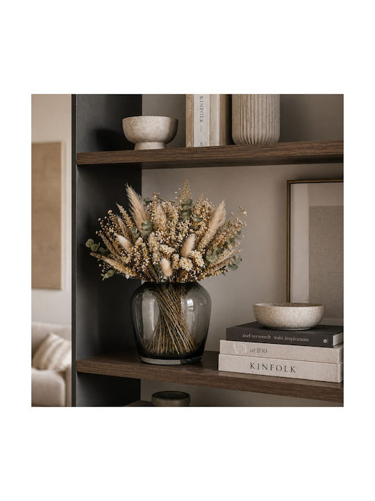 Blomus Διακοσμητικό Βάζο Glas Leta Sm Smoke 13x13x13cm 1Stück