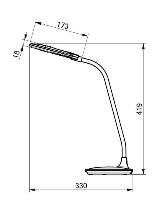 Horoz Electric LED Φωτιστικό με Εύκαμπτο Βραχίονα Horoz Electric LED Φωτιστικό με Εύκαμπτο Βραχίονα