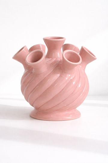 Kaemingk Vază Decorativă Din Porțelan Roz Y20cm