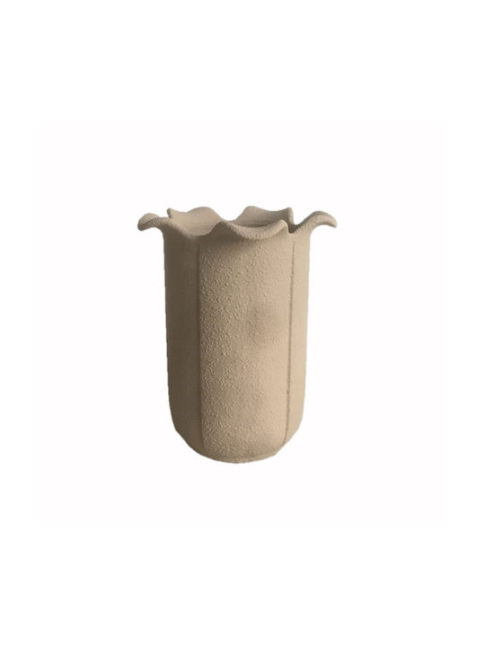 Art et Lumiere Decorative Vase Ceramic Ecru