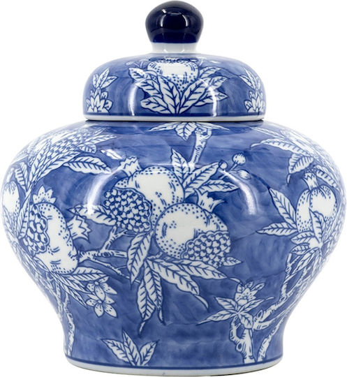 Artekko Porcelain White Vase 23x23xH23cm
