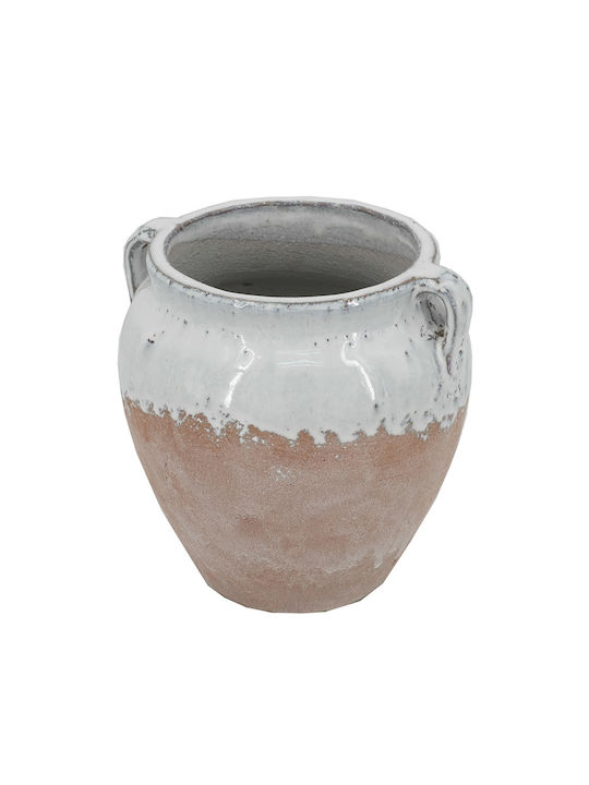 Artekko Decorative Ceramic Vase Candia Orange 19x19xH20cm