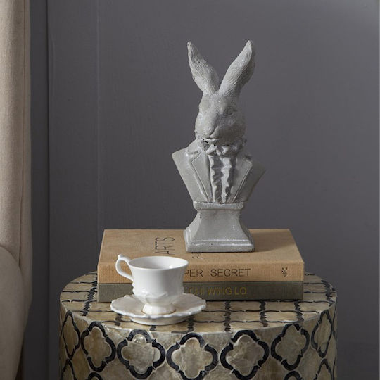 Decorative Rabbit Made of Concrete Cement 14x9.5x29cm