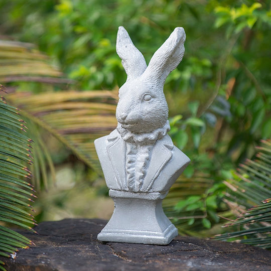 Decorative Rabbit Made of Concrete Cement 14x9.5x29cm