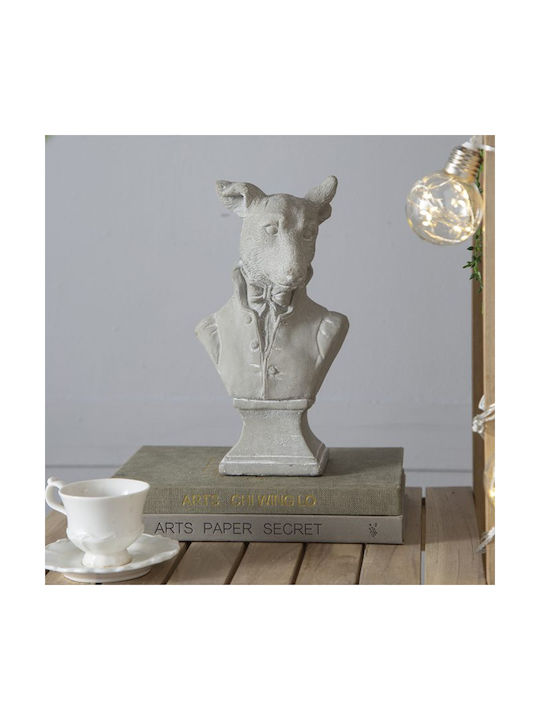 Artekko Διακοσμητικό Σκυλάκι από Τσιμέντο 14.5x12x26.5cm