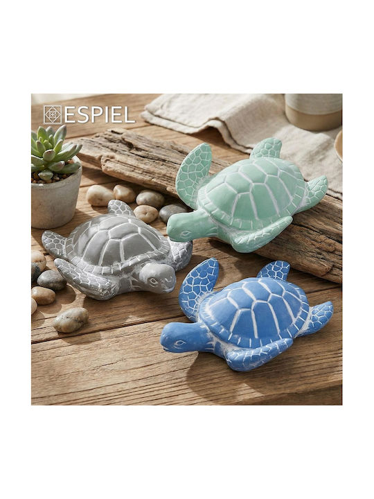 Espiel Decorative Turtle made of Ceramic 19x15x5.5cm 1pcs