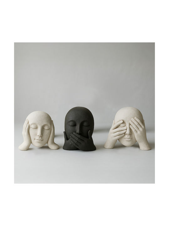 InTheBox Διακοσμητική Προτομή Πολυρητίνης 19.5x8x16.2cm