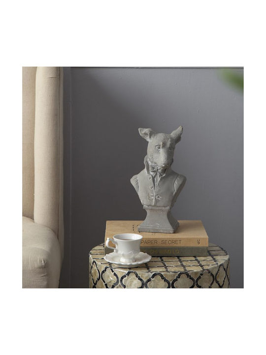Artekko Διακοσμητικό Σκυλάκι από Τσιμέντο 14.5x12x26.5cm