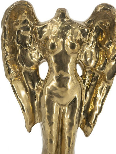 Artekko Фигура Златна Керамична Настолна Скулптура Фигура 18.5x9x52.5 см