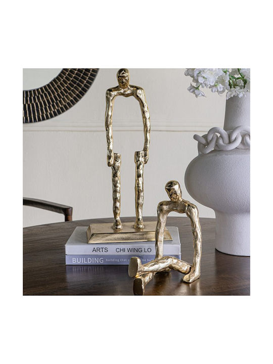 Artekko Decorative Figure Metal Figurine 20x13x42cm