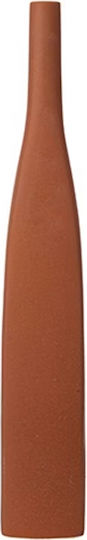 Porcelain Orange Vase 11x11xH70.5cm