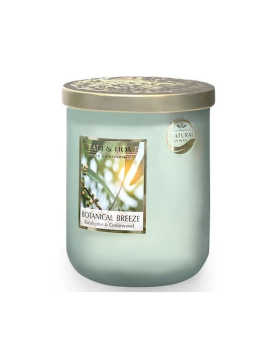 Heart & Home Αρωματικό Κερί Σόγιας σε Βάζο Καφέ 320gr