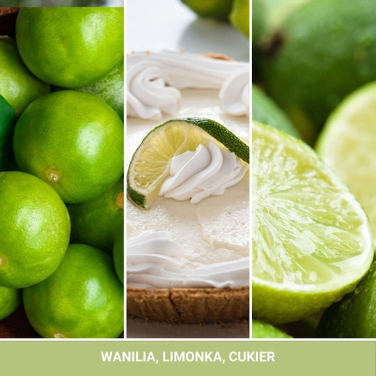 Yankee Candle Αρωματικό Κερί Vanilla Lime σε Βάζο με Άρωμα Βανίλια 567gr