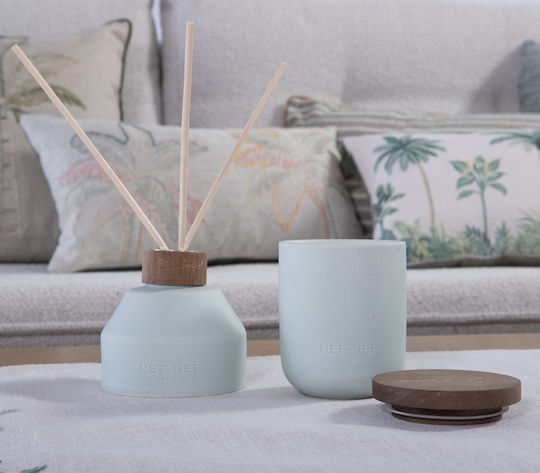 Nef-Nef Homeware Ароматична Свещ Gardenia В Буркан Зелен 200гр