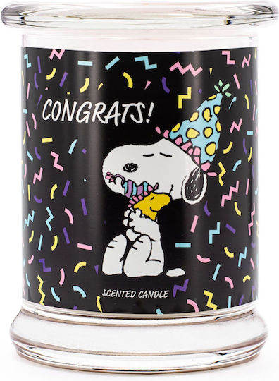 Peanuts Snoopy and Woodstock Congrats Ароматична Свещ в Буркан Бяла Peanuts Snoopy and Woodstock Congrats Ароматична Свещ в Буркан Бяла