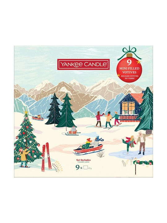 Yankee Candle Decorative Candle Apres Ski Multicolour Jar 9 Pieces