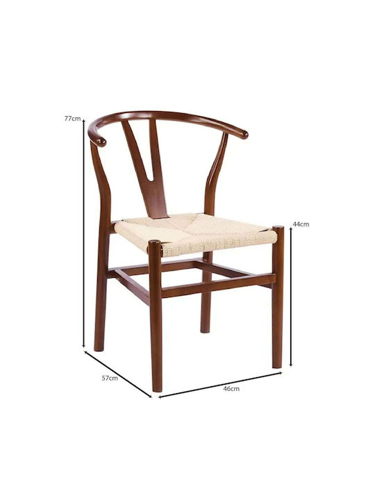 Lima-w Scaun De Dining Din Lemn Maro 54x56x76cm E7517,20
