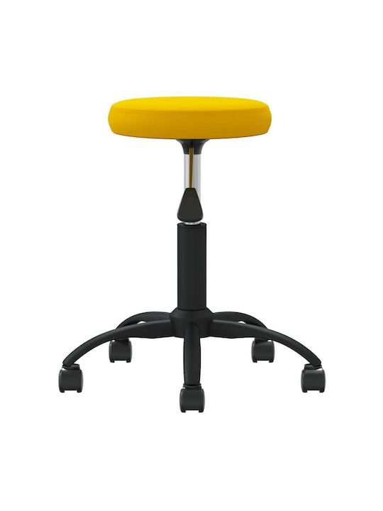 Velvet Dining Chair Mustard Yellow 31x42x