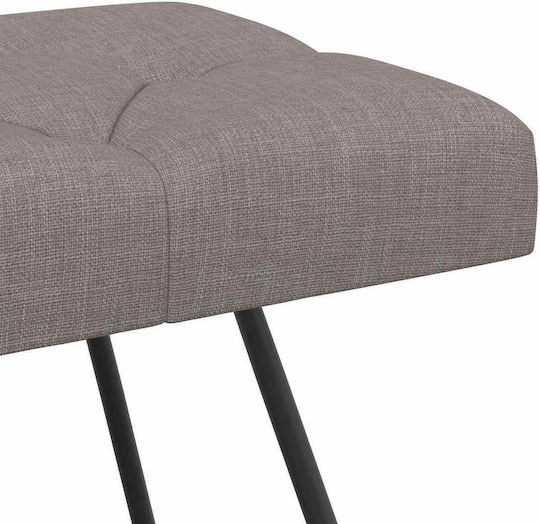 Πάγκος Τραπεζαρίας 110x40x46εκ. Taupe