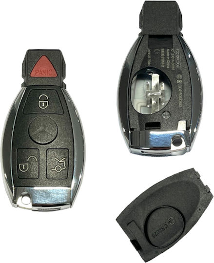 Carcasa Cheii Auto Mercedes Smart Key A B E C S W203 W204 4 Butoane Capac Cu Închidere 1143-f