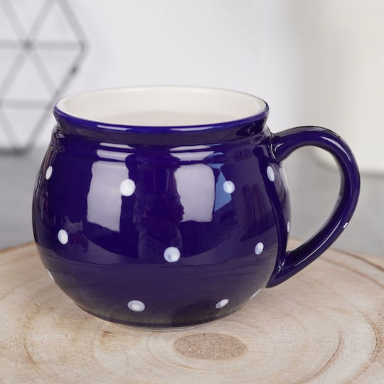 Orion Becher Keramik Blau 200ml