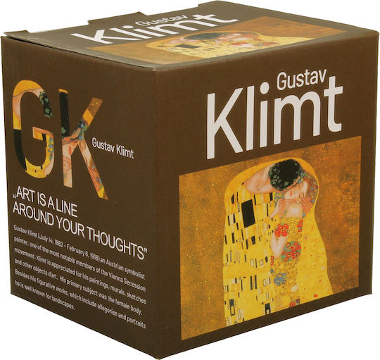 The Kiss Gustav Klimt Чаша от Порцелан с Капак 430мл