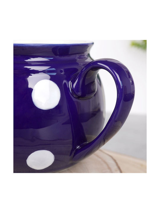 Orion Κούπα Κεραμική Μπλε 850ml