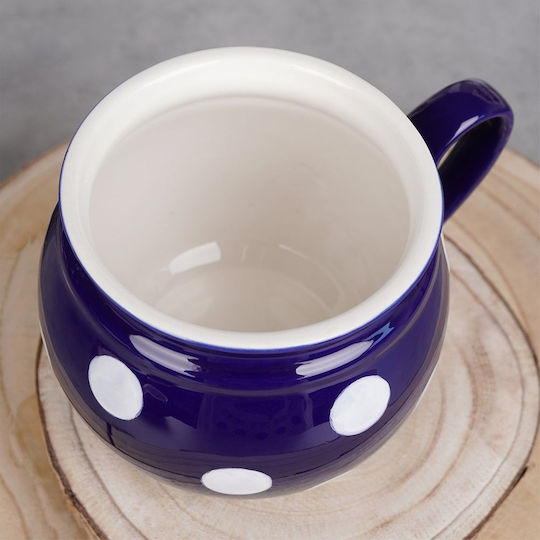 Orion Becher Keramik Blau 850ml