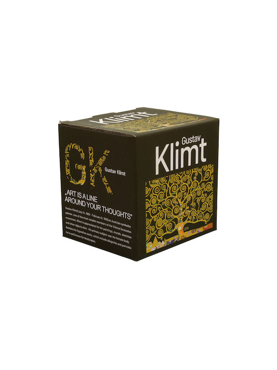 Чаша 400мл Капак Филтър За Чай Кутия Duo Klimt Tree Life Кафява