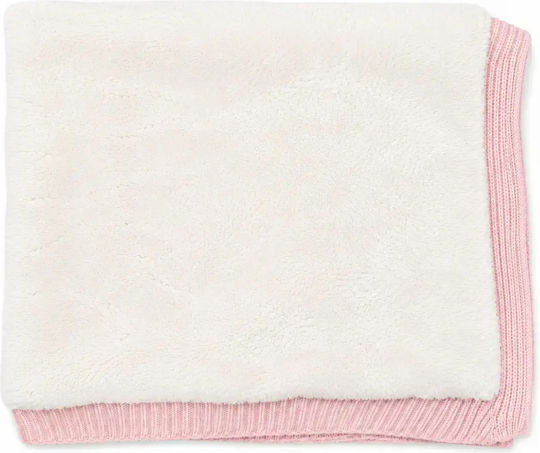 Evita Pătură Pepinieră Swaddling Tricotată Roz 90x90cm