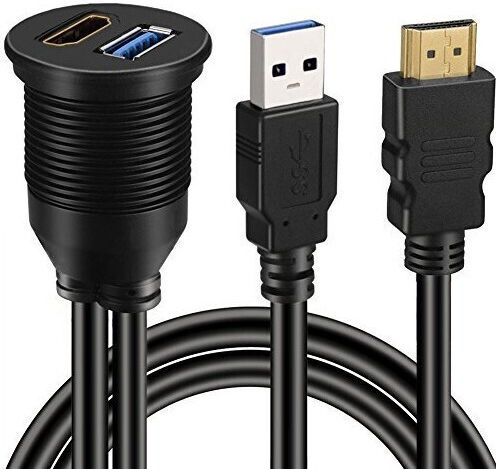 Ampire Xhb150 HDMI USB Verlängerungskabel 150cm