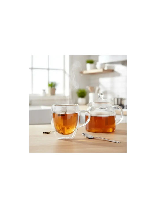 Orion Mug Glass Transparent 320ml 2pcs