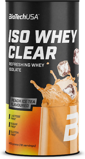 Biotech USA Iso Whey Zero Clear Proteinquelle Molke mit Geschmack Tropical Fruit 400g