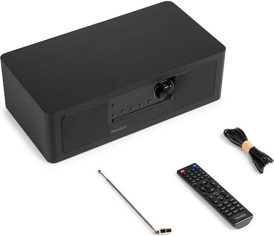 Audizio Ηχοσύστημα 2.0 Lunata SOHIF1042 50W με CD Player και Bluetooth Μαύρο