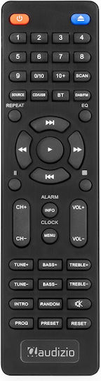 Audizio Ηχοσύστημα 2.0 Lunata SOHIF1042 50W με CD Player και Bluetooth Μαύρο