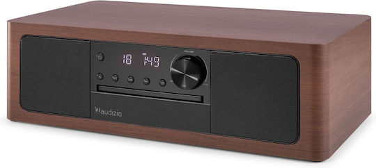 Audizio Ηχοσύστημα 2.0 Lunata SOHIF1040 50W με CD Player και Bluetooth Dark Wood - Black