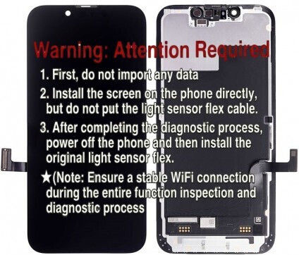 Οθόνη Diagnostic Tactical με Μηχανισμό Αφής για iPhone 13 Mini (Μαύρο)