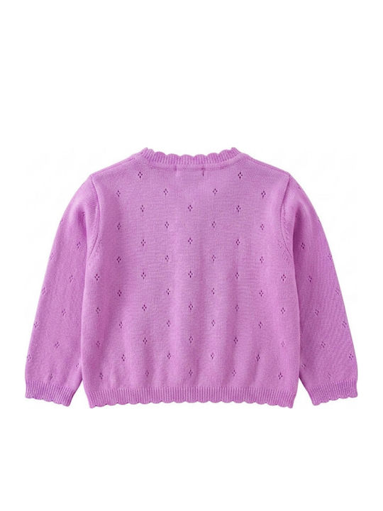 Joyce Kids Cardigan Lilac
