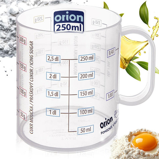 Orion Γυάλινος Δοσομετρητής Κουζίνας 250ml