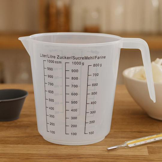 TopWosk Πλαστικός Δοσομετρητής Κουζίνας 1000ml