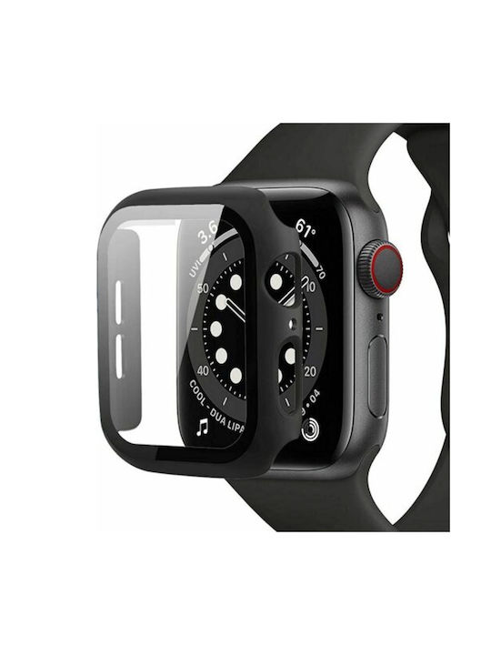 X-One Dropguard Πλαστική Θήκη σε Μαύρο χρώμα για Apple Watch 45mm