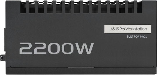Asus PRO-WS-2200P 2200W Μαύρο Τροφοδοτικό Υπολογιστή Full Modular 80 Plus Platinum