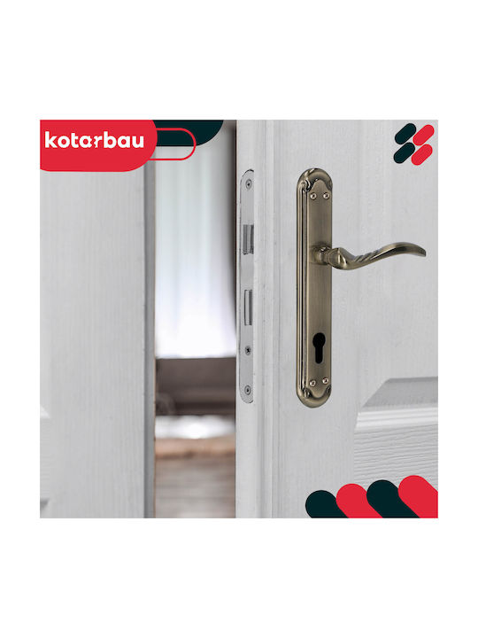 Kotarbau Πόμολο WC με Πλάκα Patina